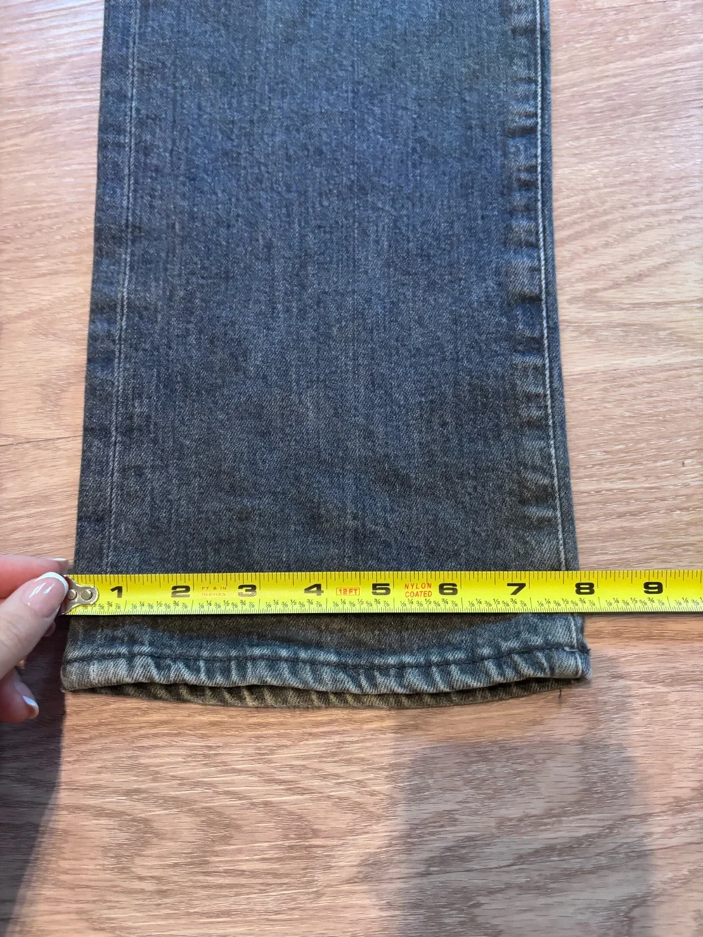 AG Adriano Goldschmied Men’s 36x32 Everett Jeans Slim Straight Washed Designer